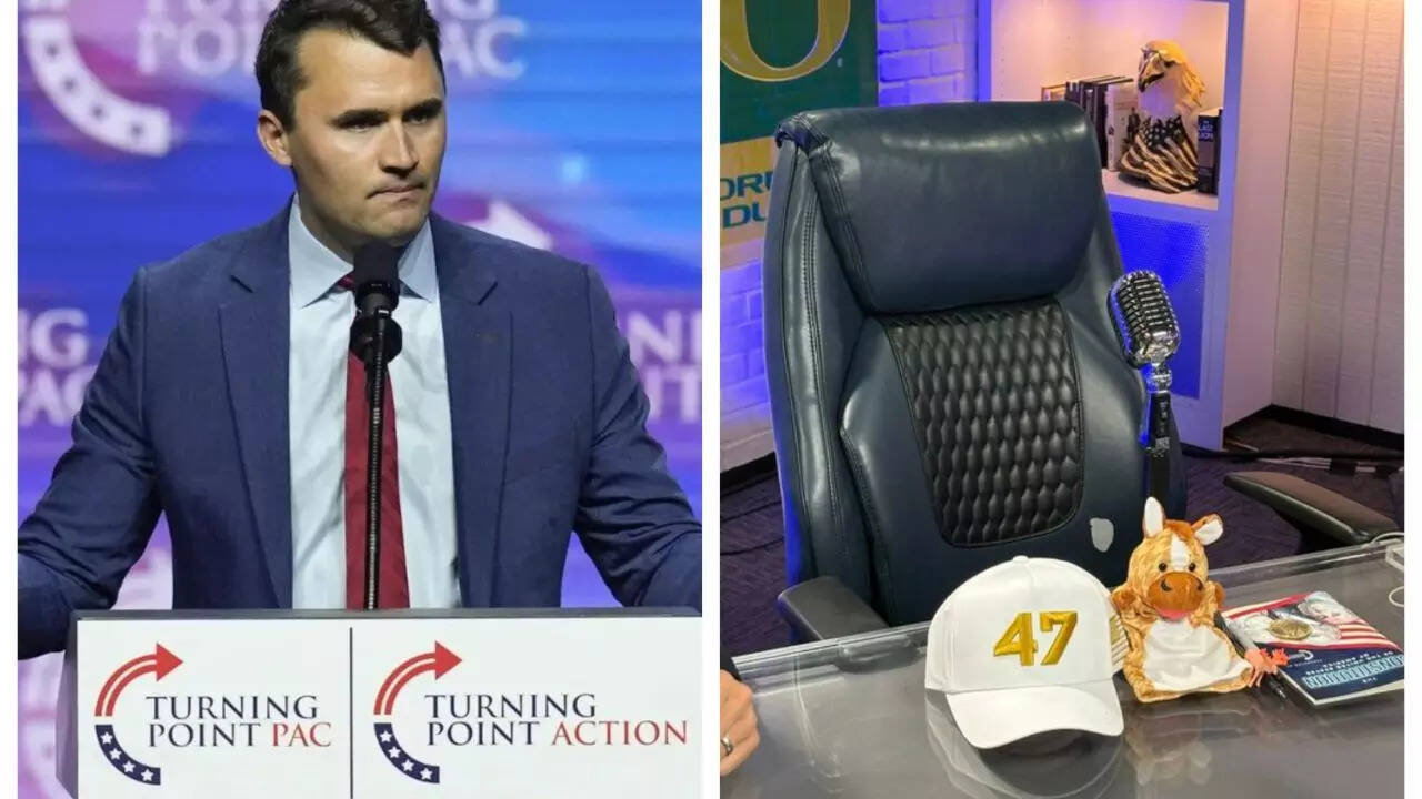 'He would've been upset': Chalie Kirk show goes live without him. His chair remains empty