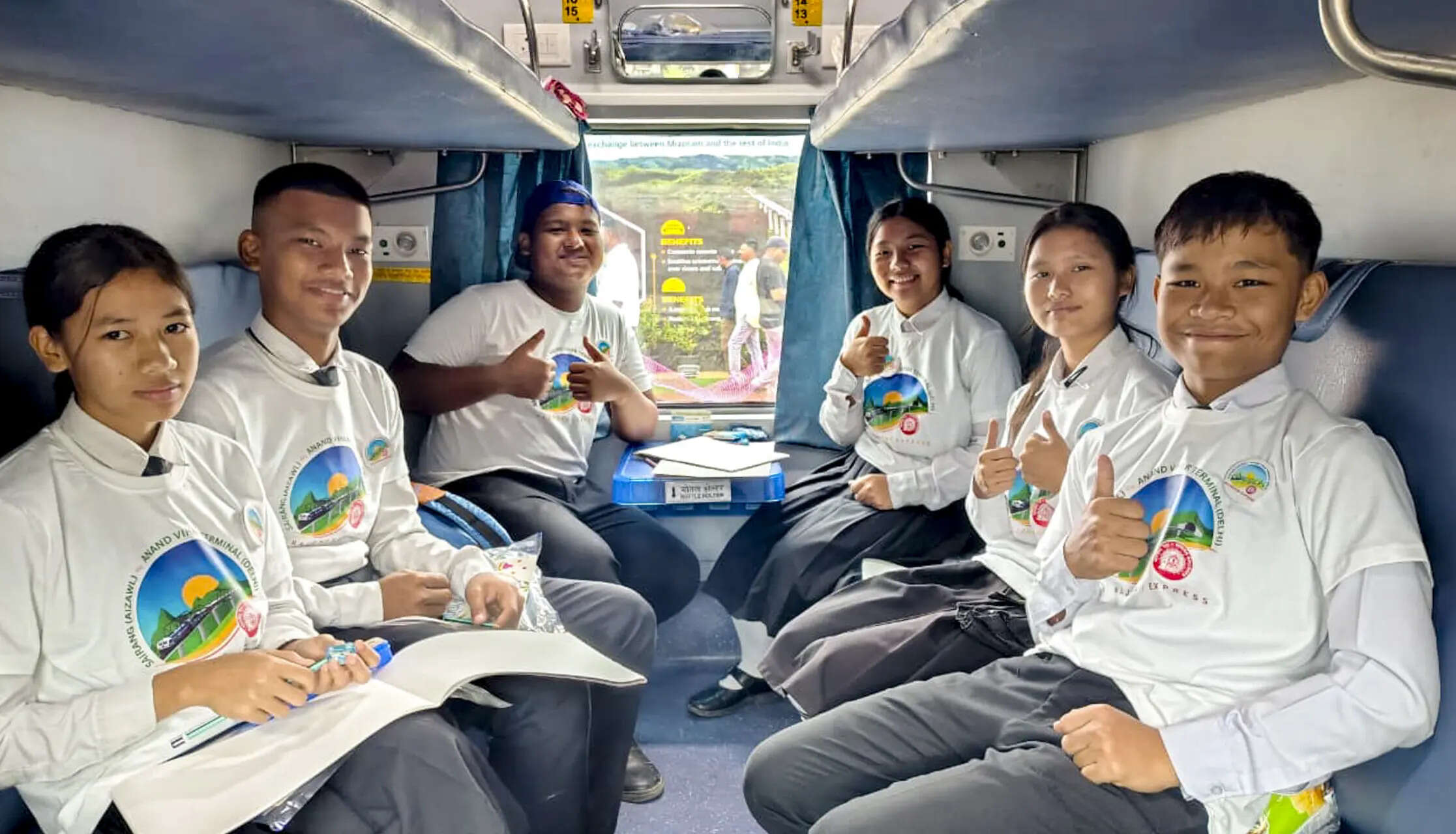 Sight from the top is simply unbelievable: Man aboard Rajdhani Express from Sairang