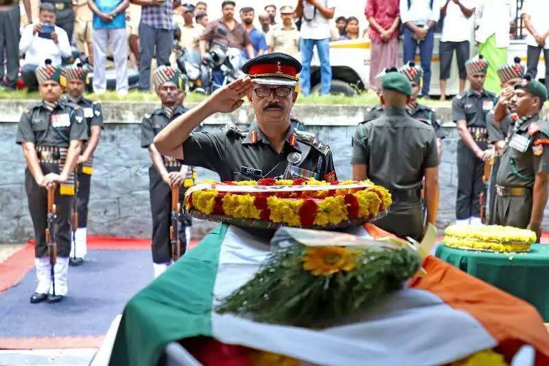 Officer Cadet Balu cremated with full military honors