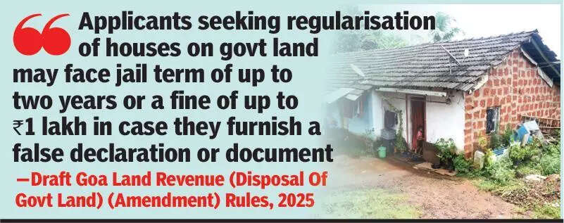 Can’t sell regularised houses on Goa govt land for 20 years: Draft rules