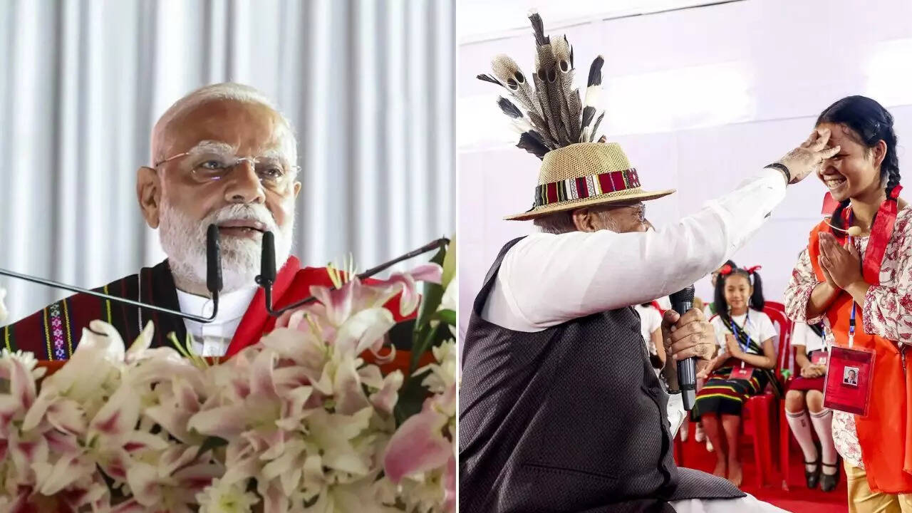 Build bridges of harmony between hills and valley: Prime Minister Modi in Manipur