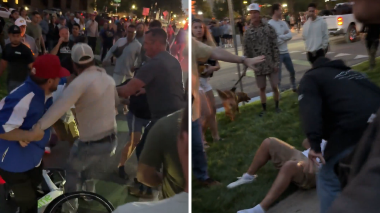 Charlie Kirk assassination: Violence breaks out at Boise vigil; Black Lives Matter activist with firearm, rainbow backpack arrested