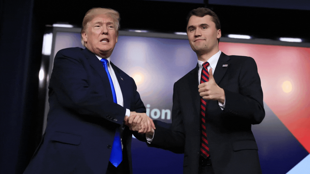 Charlie Kirk killing: Asked how he was holding up, Trump gave a bizarre response about a truck – Watch