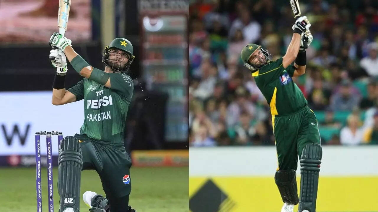 Watch: Shaheen, like his father-in-law Shahid Afridi, hits sixes for fun
