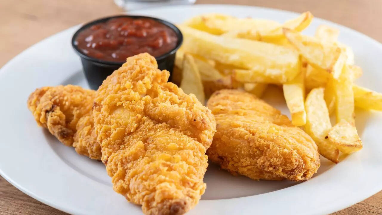 Deep-fried meat