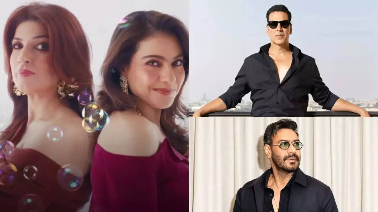 Ajay, Akshay had THIS reaction to Kajol and Twinkle's show