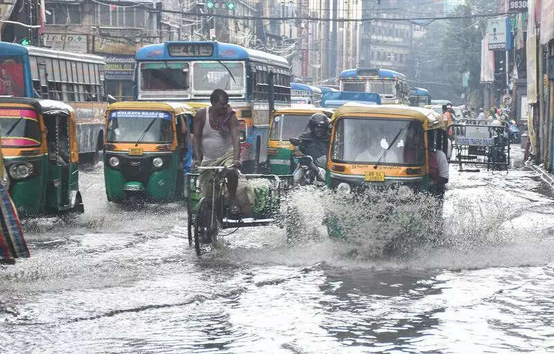 Rain floods central & N Kol, more in store for next 2 days