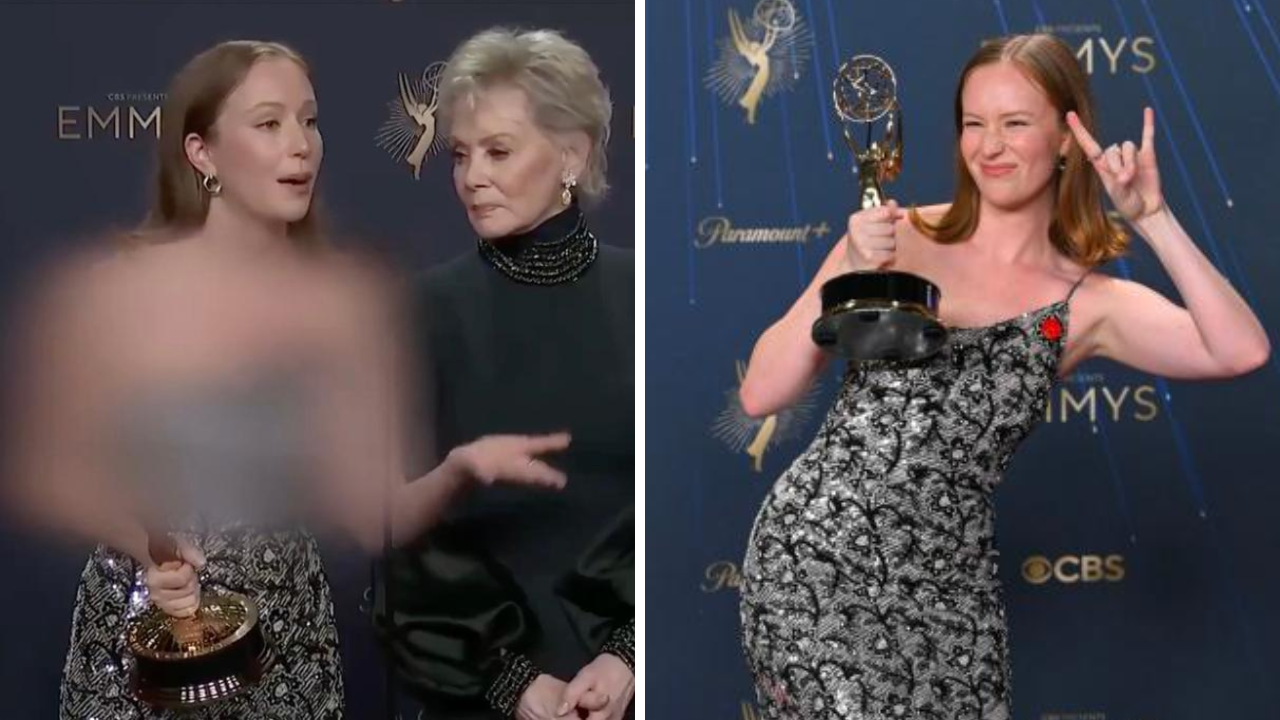 Applauded, then pixelated: Hamas praises Hannah Einbinder’s Emmys speech — then erases her shoulder
