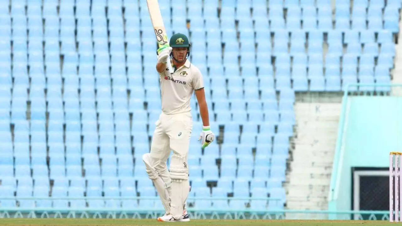 Konstas century headlines Day 1; Dubey's 3-for only silver lining for India A