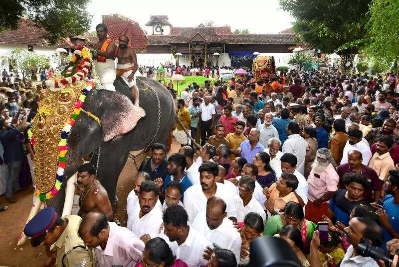 Navaratri procession preparations in final stage