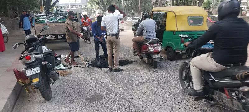 Road to relief: GBA rushes pothole repairs after officer’s inspection