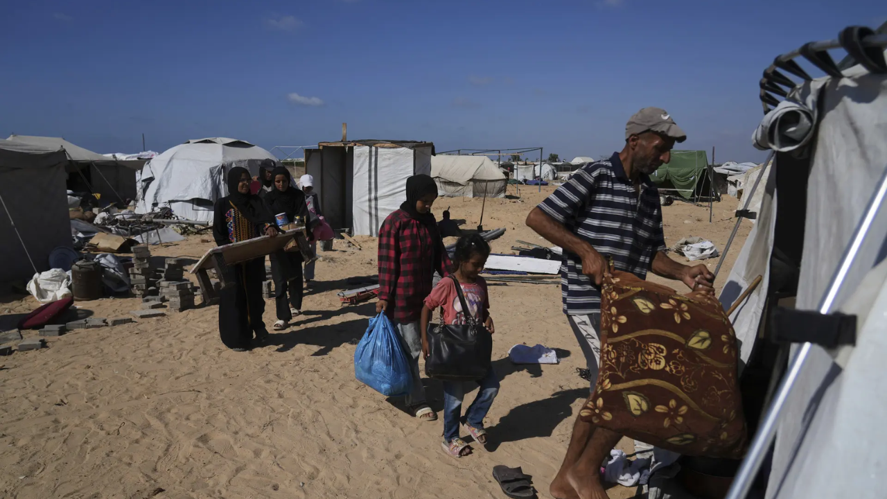 Despair deepens for Palestinian family forced to flee across Gaza yet again
