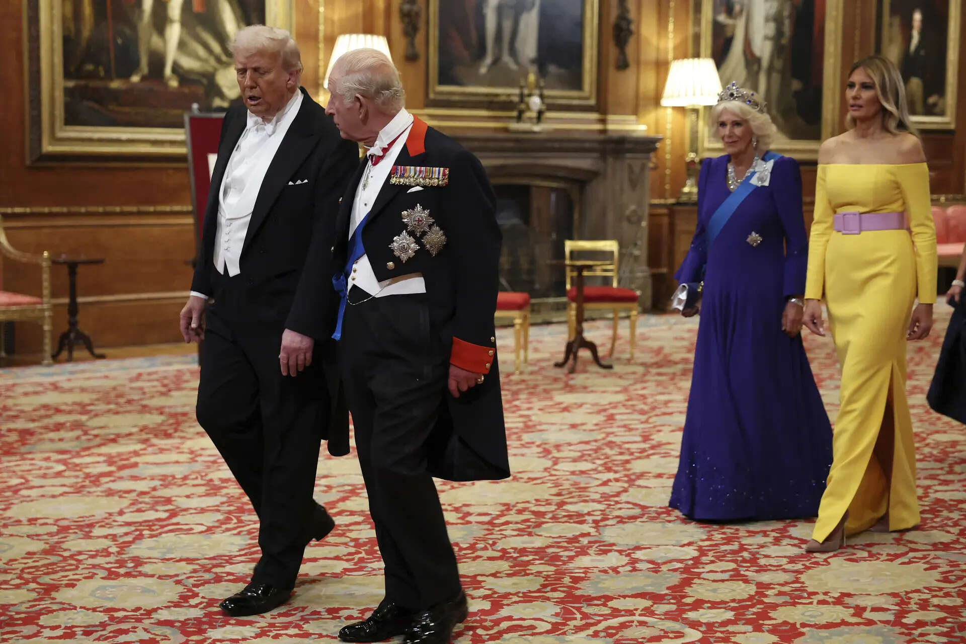 Wining and Dining in Windsor: How Britain rolled out the Royals to woo Donald Trump