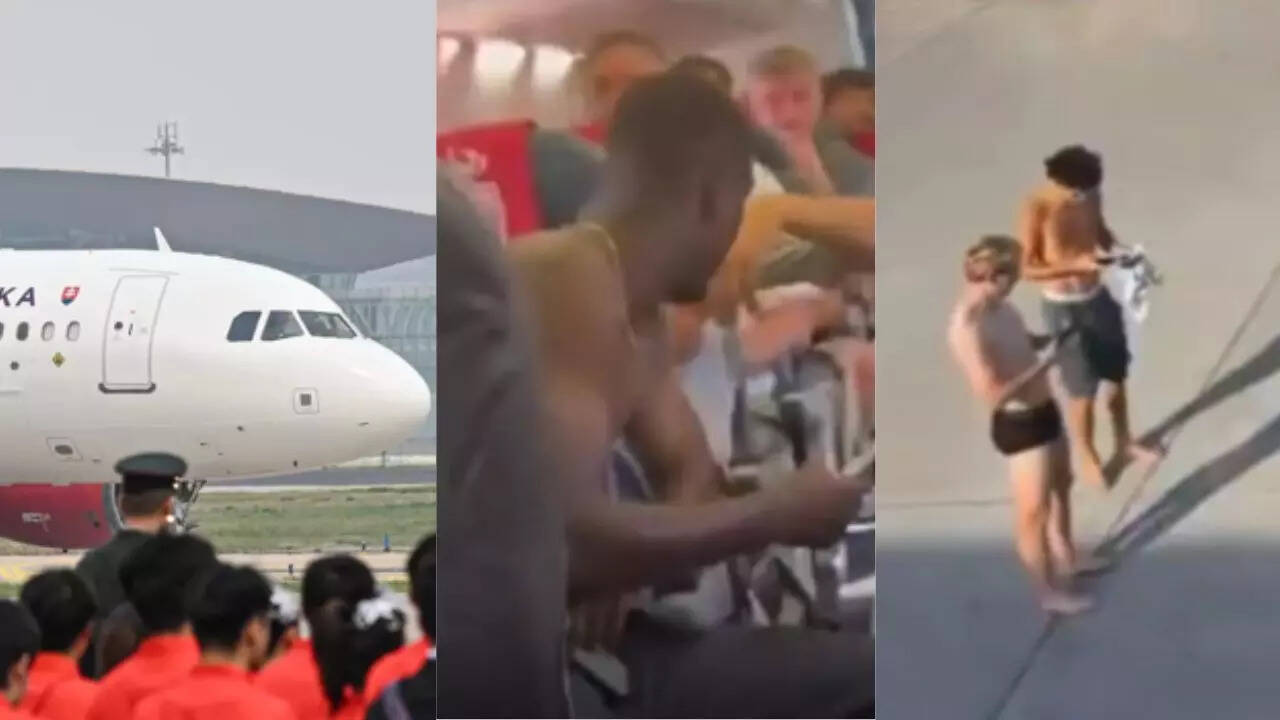 Players forced to strip down to shorts as AC malfunctions - watch