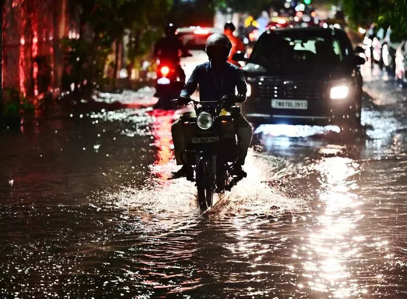 Thunderstorm brings relief after a hot and humid day