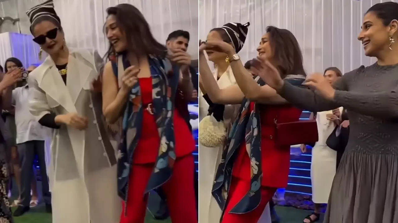 Rekha dancing with Madhuri wins the internet: VIDEO