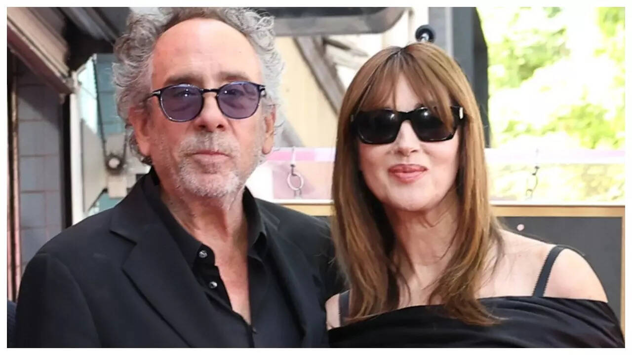 Tim Burton and Monica Bellucci SPLIT