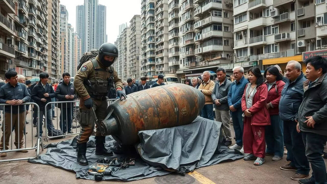 'Thousands evacuated': WWII-era US bomb found in Hong Kong