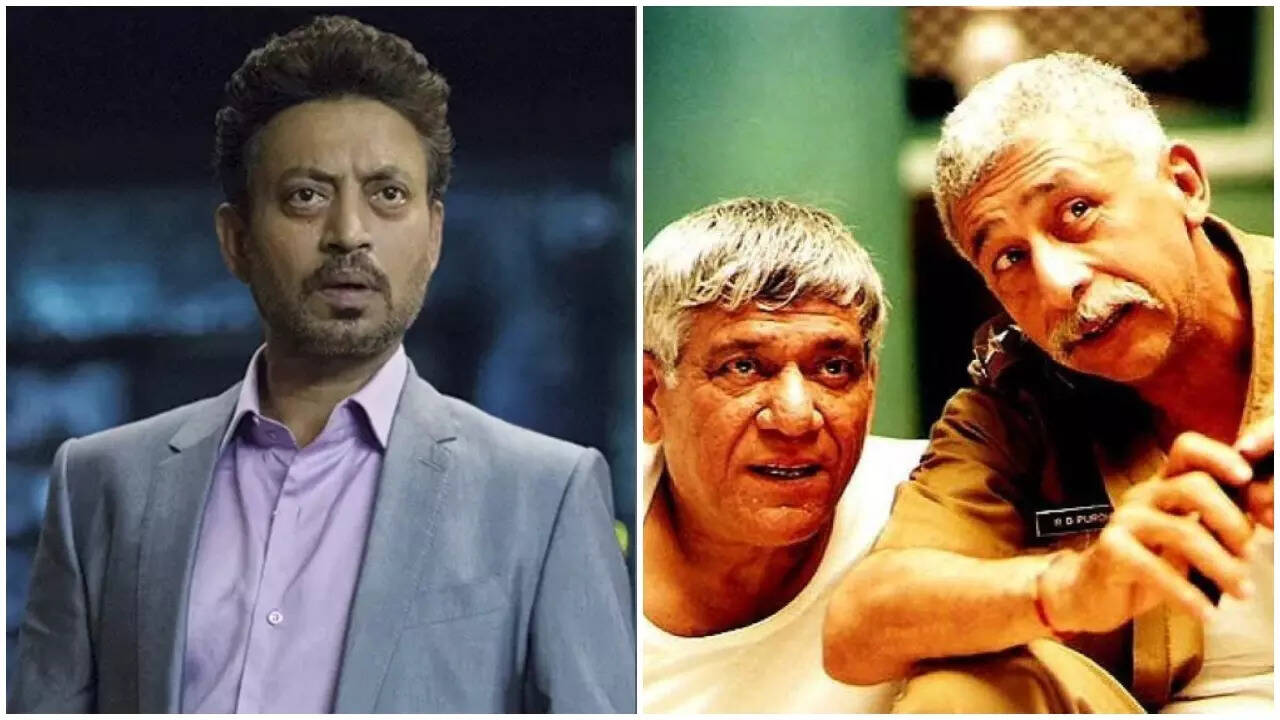 When Irrfan hurled abuses at Om Puri and Naseeruddin Shah