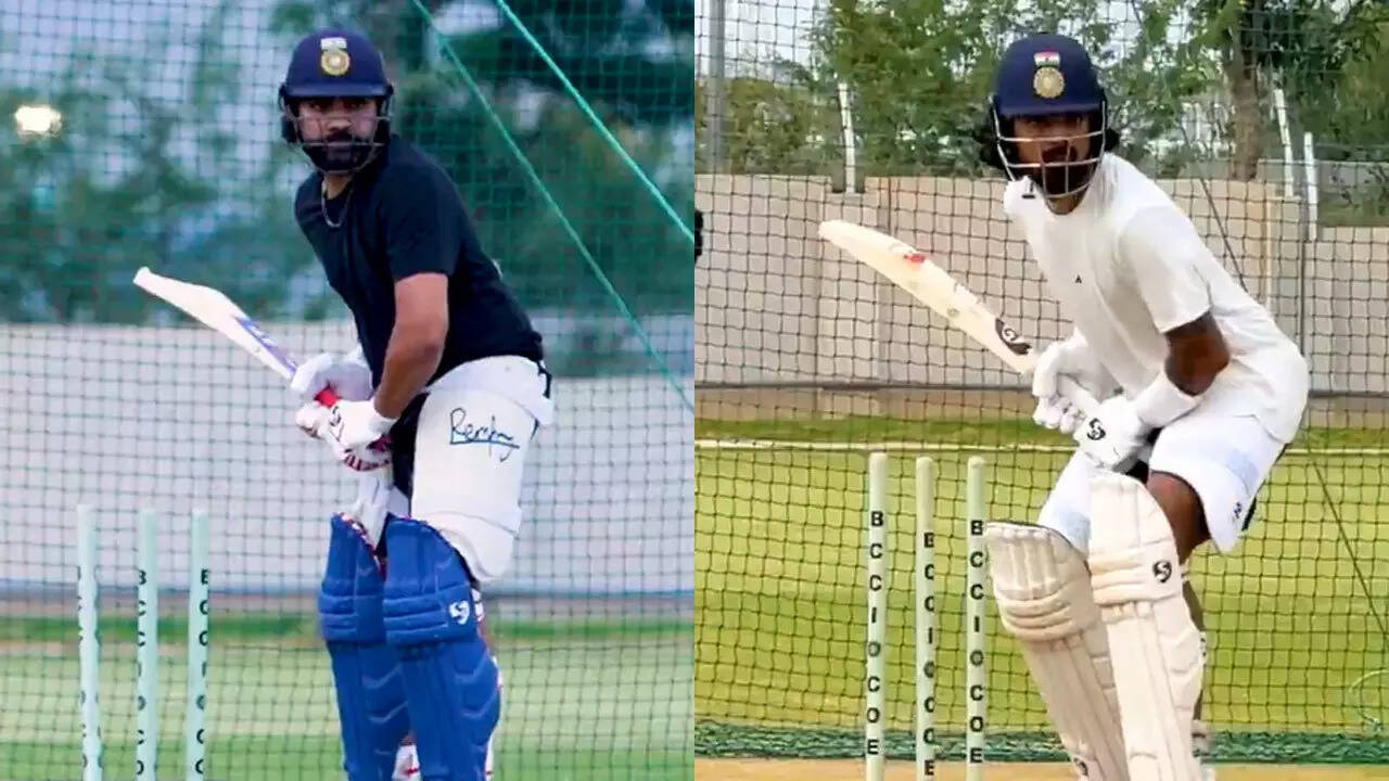 Rohit Sharma trains with KL Rahul, shows fierce hitting ahead of Australia ODIs