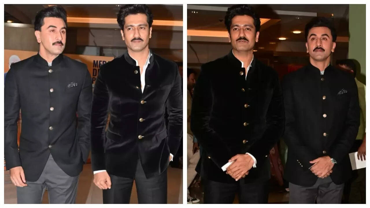 Ranbir-Vicky twin at screening of PM Modi musical