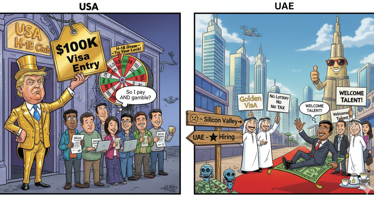 $100K for an H-1B Visa to work in the US? Why the UAE now makes more sense than ever