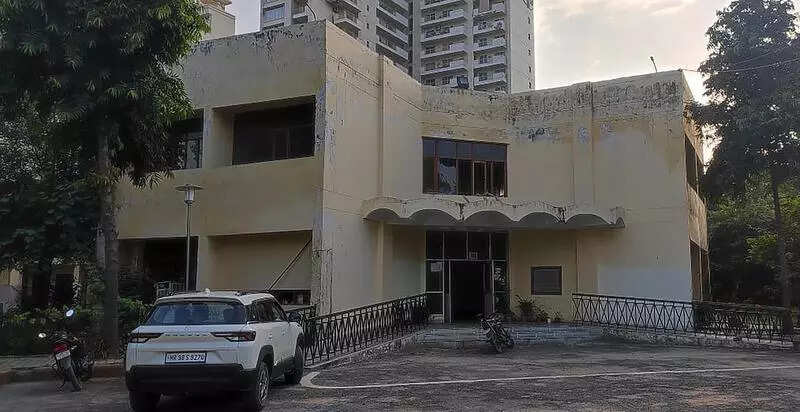 Crumbling walls to garbage mounds, Gurgaon’s Sector 47 community hall in a shambles