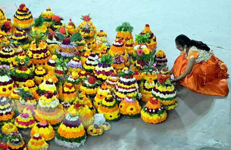 Bathukamma goes big as festive zeal blooms in city