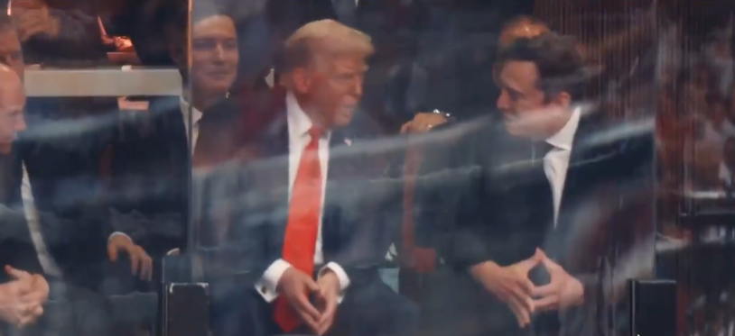 Friends again? Donald Trump, Elon Musk interact at Charlie Kirk's memorial service - watch