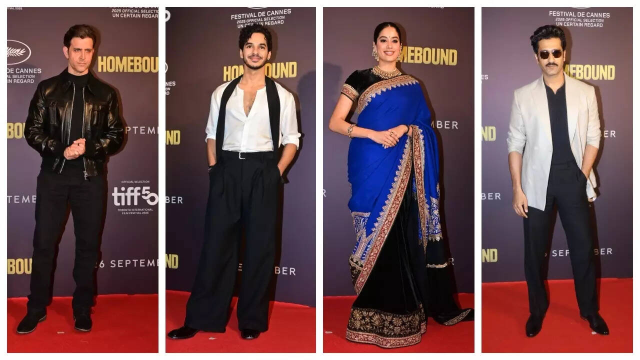 'Homebound' Premiere: Hrithik, Vicky and other stars attend