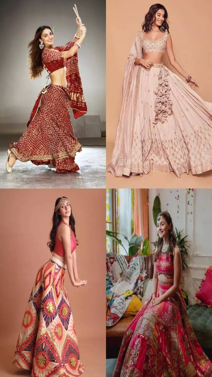 Bollywood divas serve festive glam in stunning lehengas