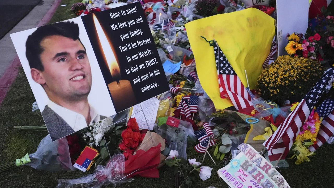 Fact check: Who protested outside Charlie Kirk's funeral?