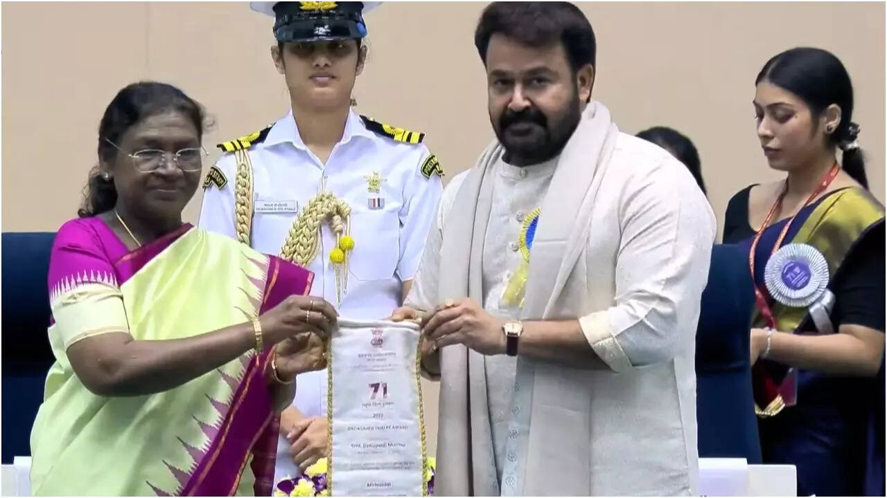 National Film Awards: Mohanlal receives Dadasaheb Phalke Award
