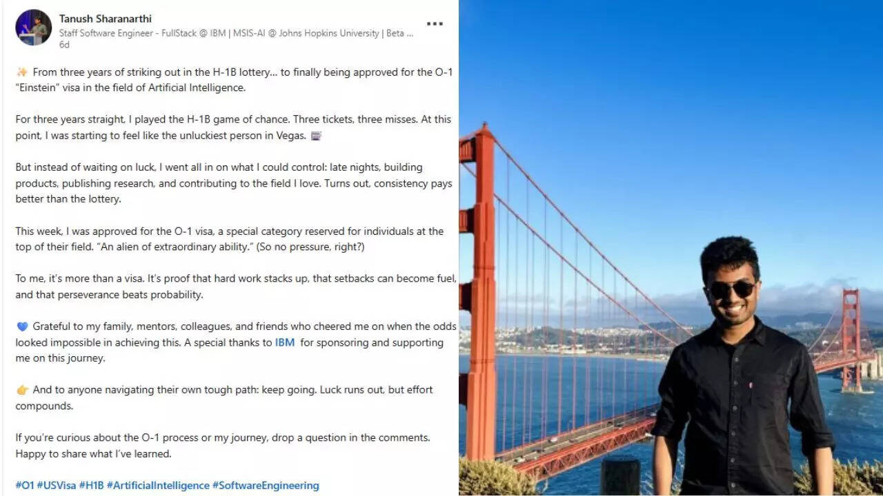 From H-1B rejections to O-1 triumph: How a Bengaluru tech professional secured the rare ‘Einstein visa’ with global achievements in AI
