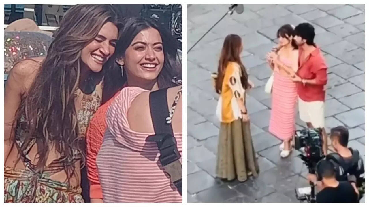 Cocktail 2: Kriti, Rashmika, Shahid spotted in Sicily