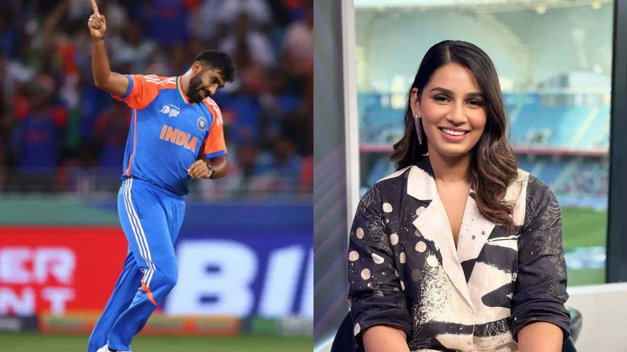 'Aakhi duniya ek taraf, mera Bumrah ek taraf': Wife Sanjana steals the show