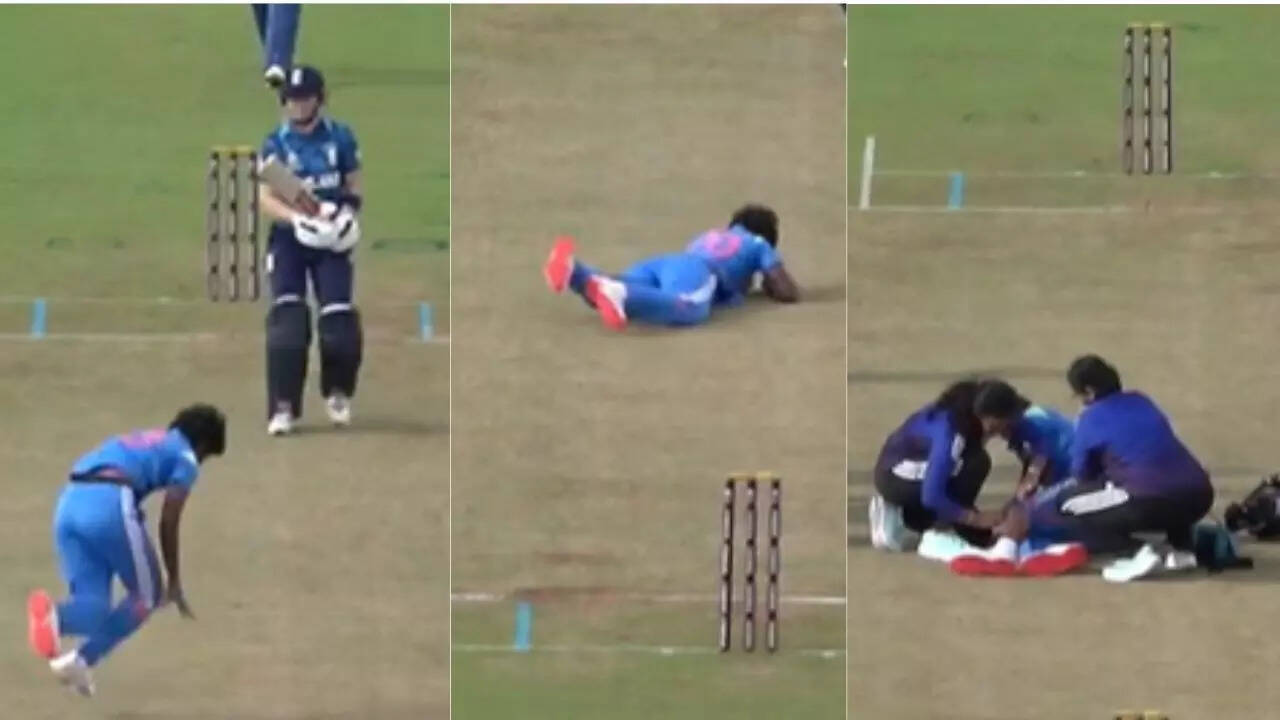 Massive blow! India pacer suffers freak injury; doubt for women's ODI WC