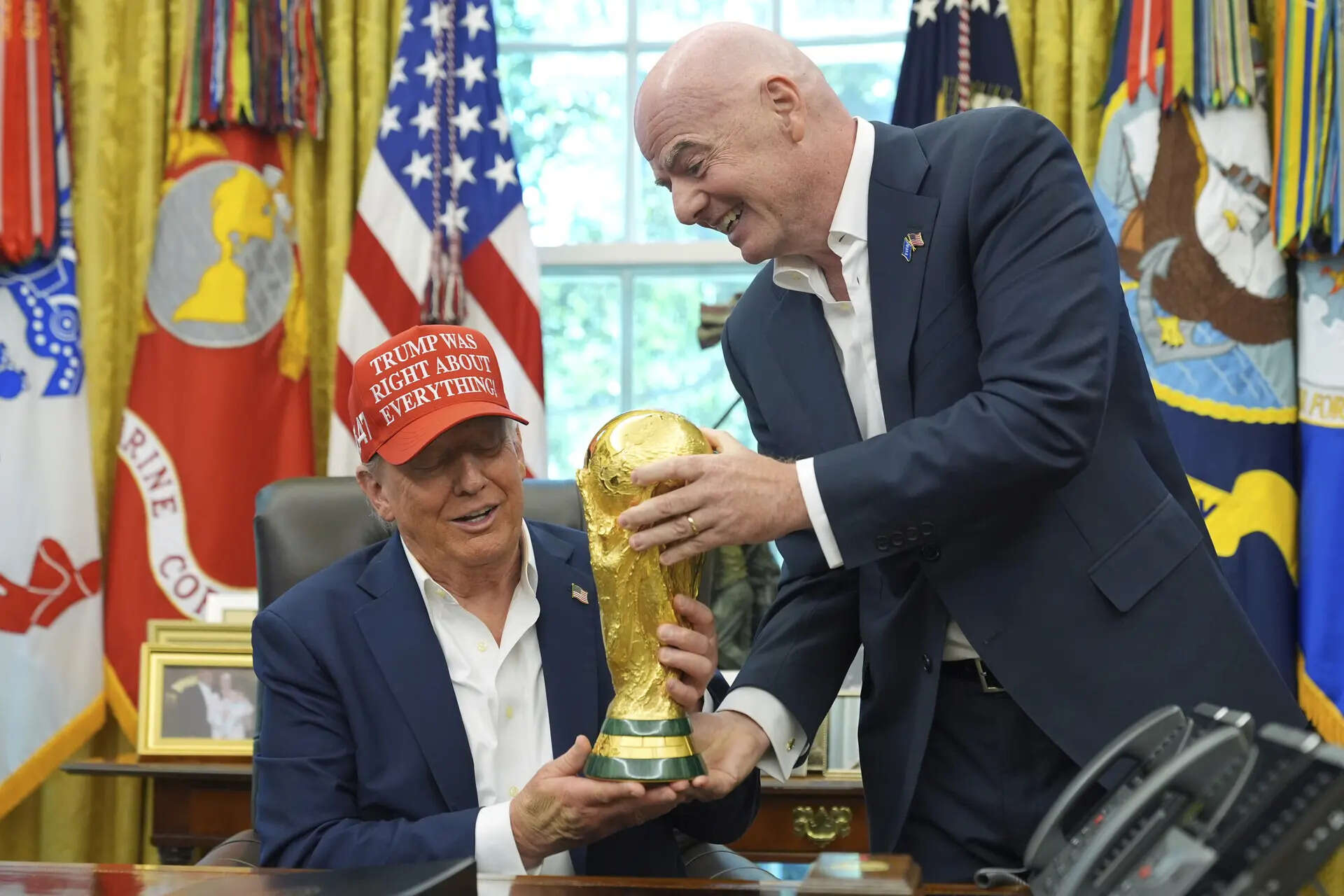 Trump suggests World Cup games could be moved from unsafe cities