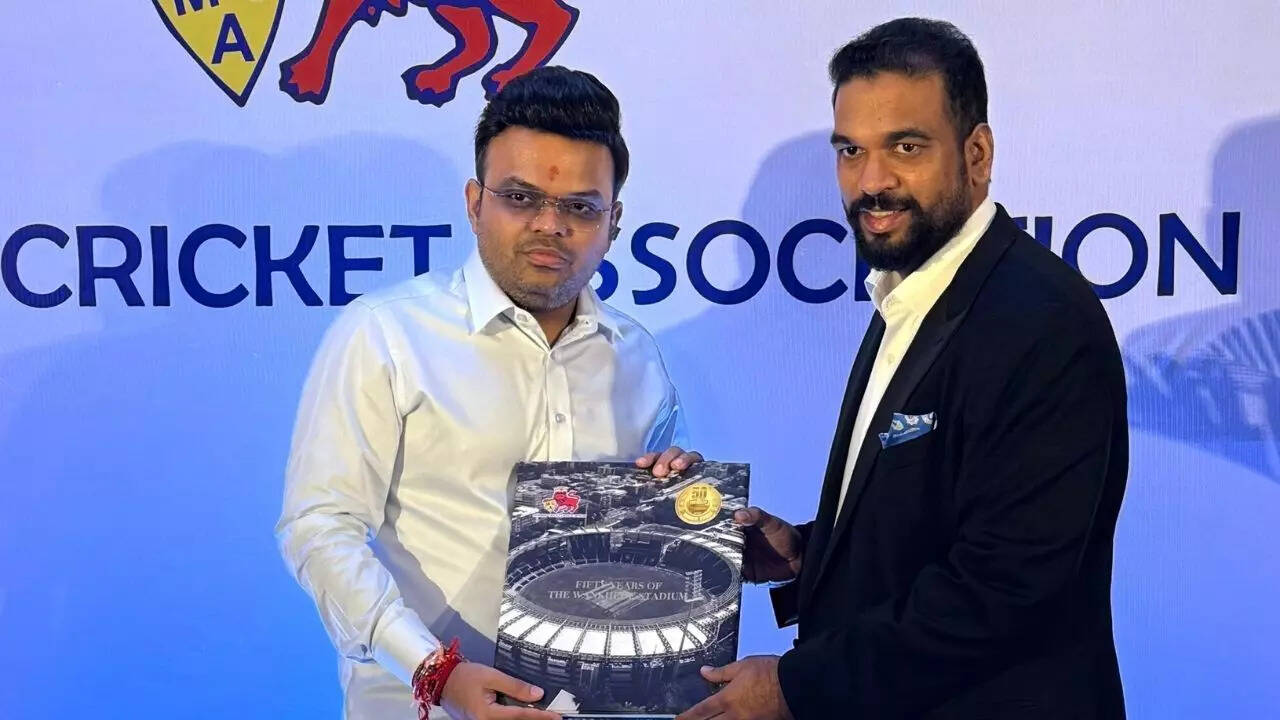 ICC chairman Jay Shah felicitated in Mumbai ahead of BCCI AGM