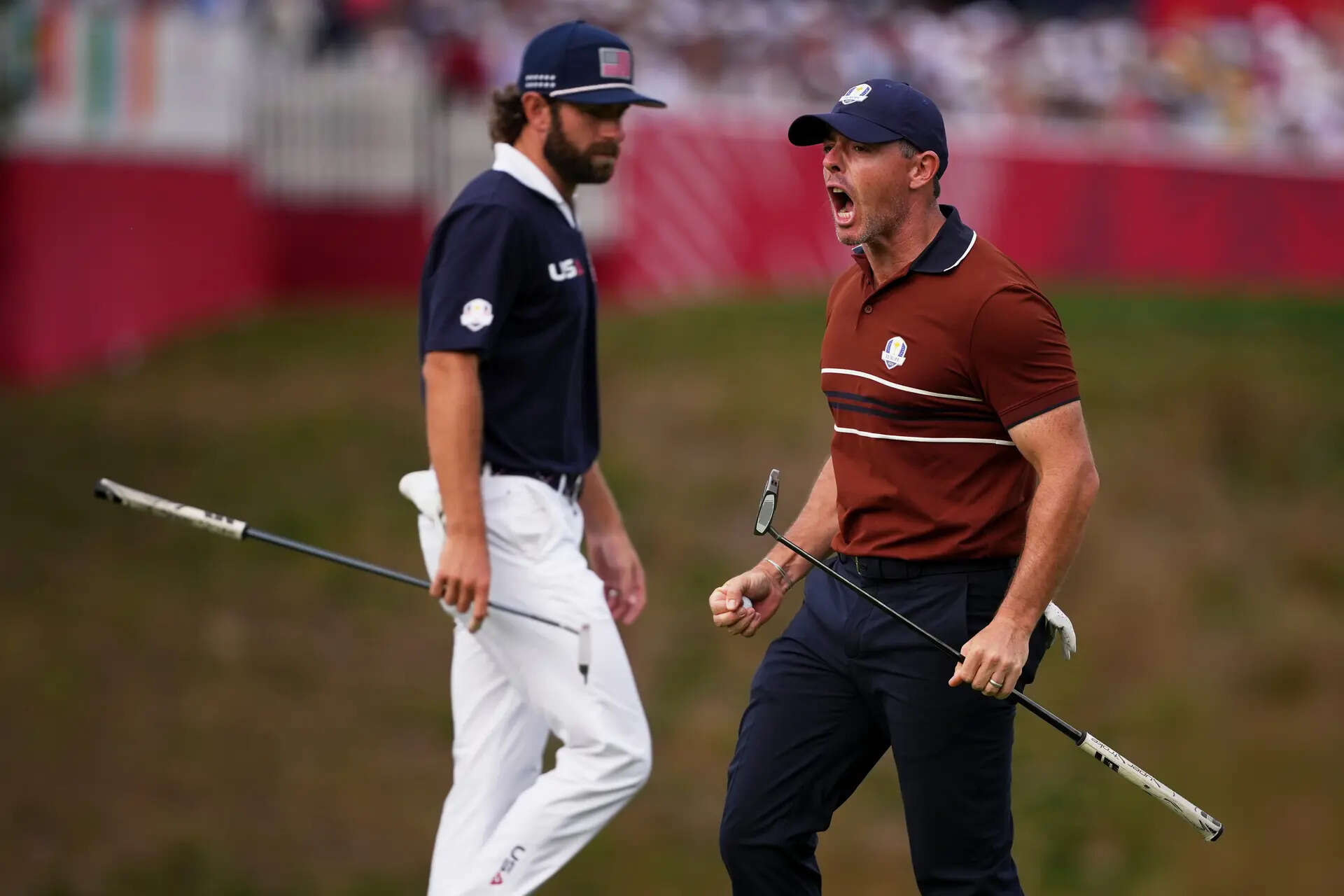 Heckling, abuse, police escort: Europe takes record lead vs USA in Ryder Cup