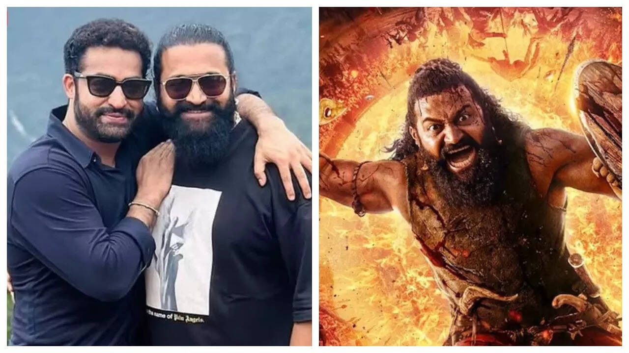 Jr NTR praises Rishab, says not easy to make Kantara Chapter 1