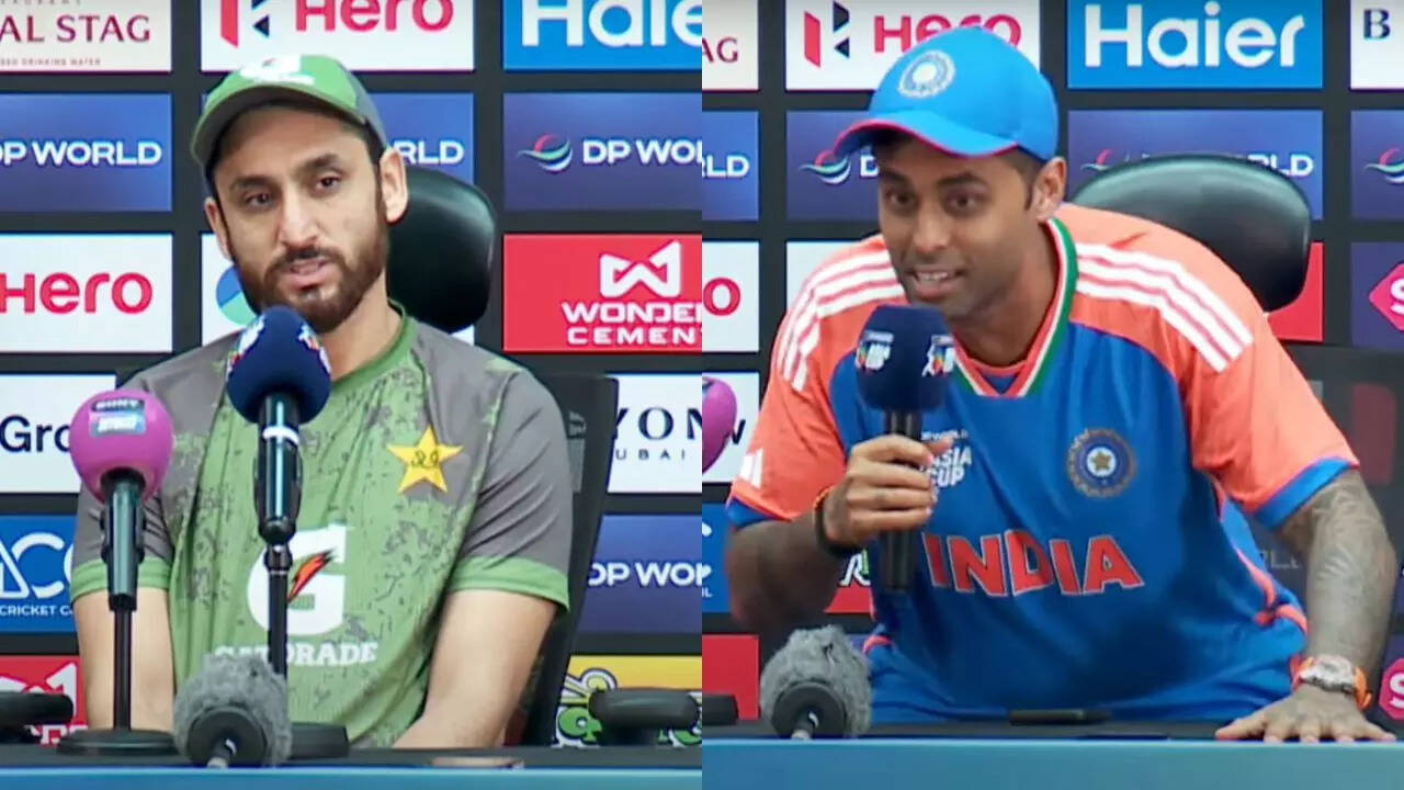 Pak captain copies Suryakumar after Asia Cup final: Donations, rushed press conference