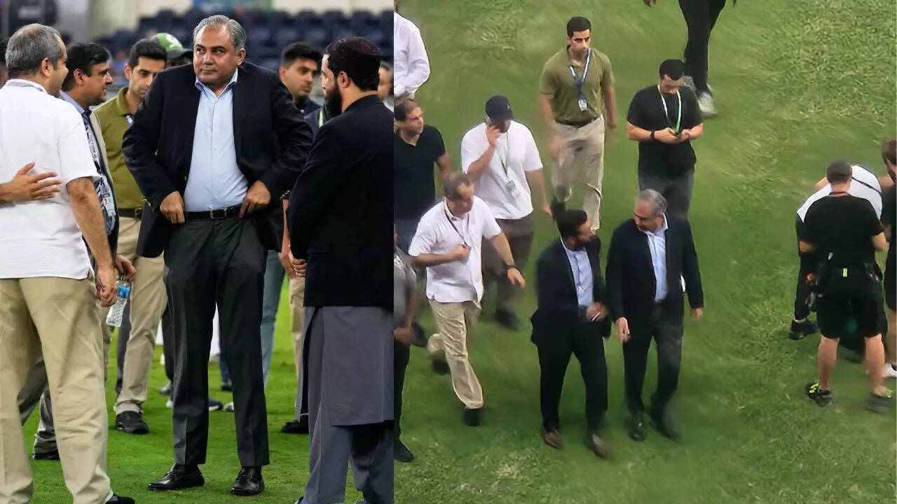 The moment Mohsin Naqvi stormed out of the ground with Asia Cup trophy - watch