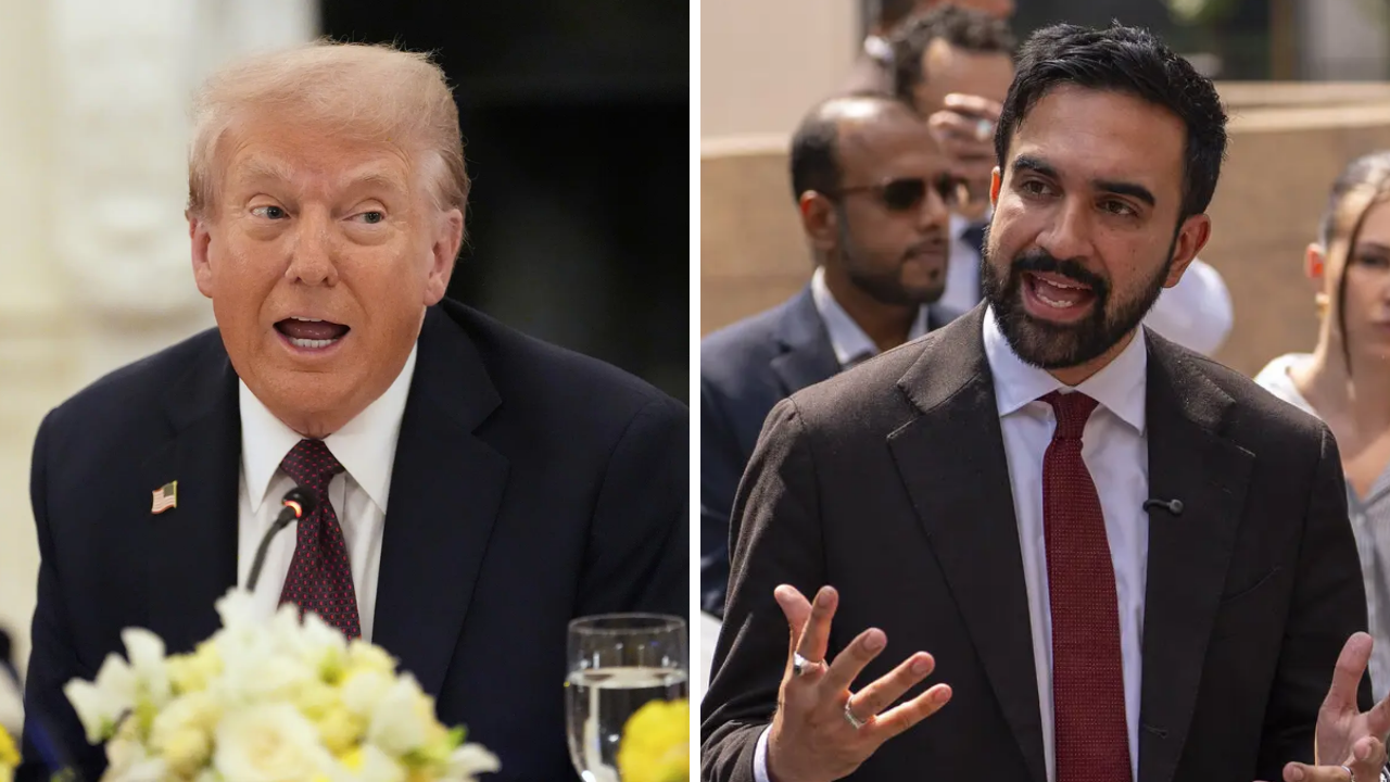 'Like no mayor in history': Trump's fresh threat of choking fund to Mamdani as Eric Adams drops out of NYC race