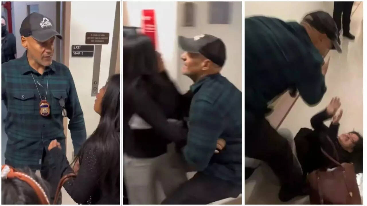NYC ICE incident: Officer who pushed woman at immigration court reinstated - report