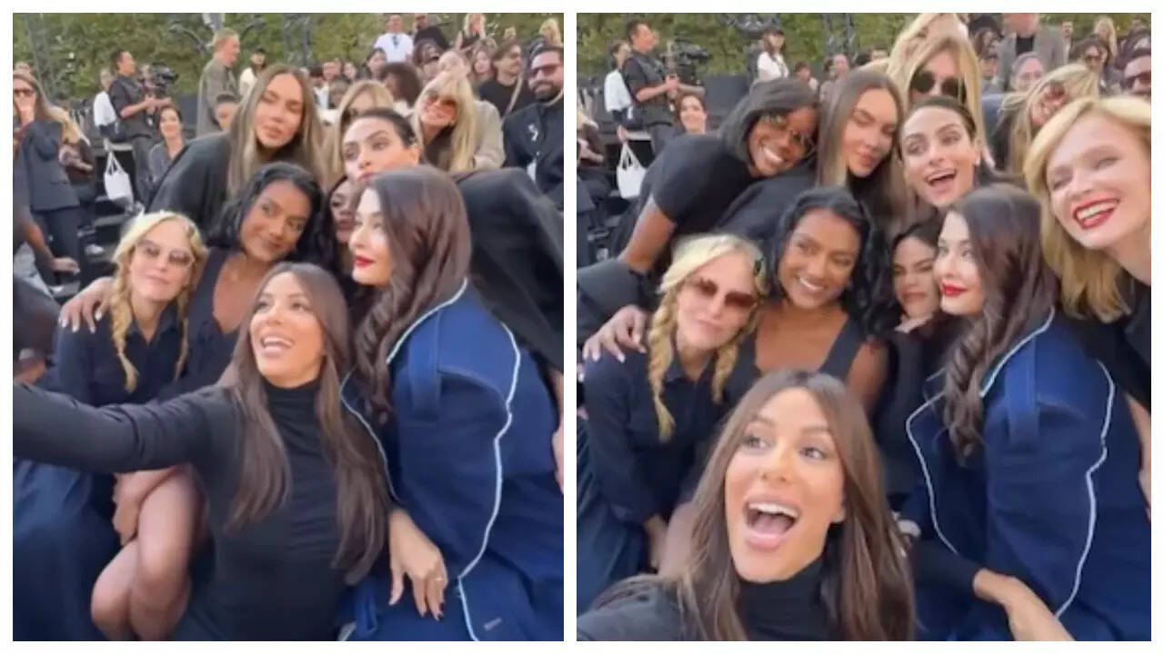 Aishwarya's iconic selfie with Eva Longoria, Simone Ashley