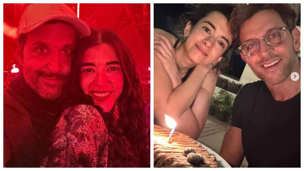 Hrithik-Saba celebrate 4th anniversary - PICS