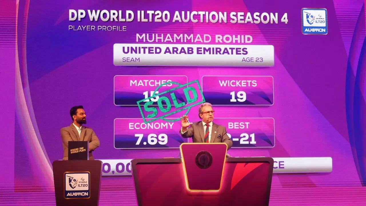 ILT20 Season 4: Complete squads after its first-ever player auction