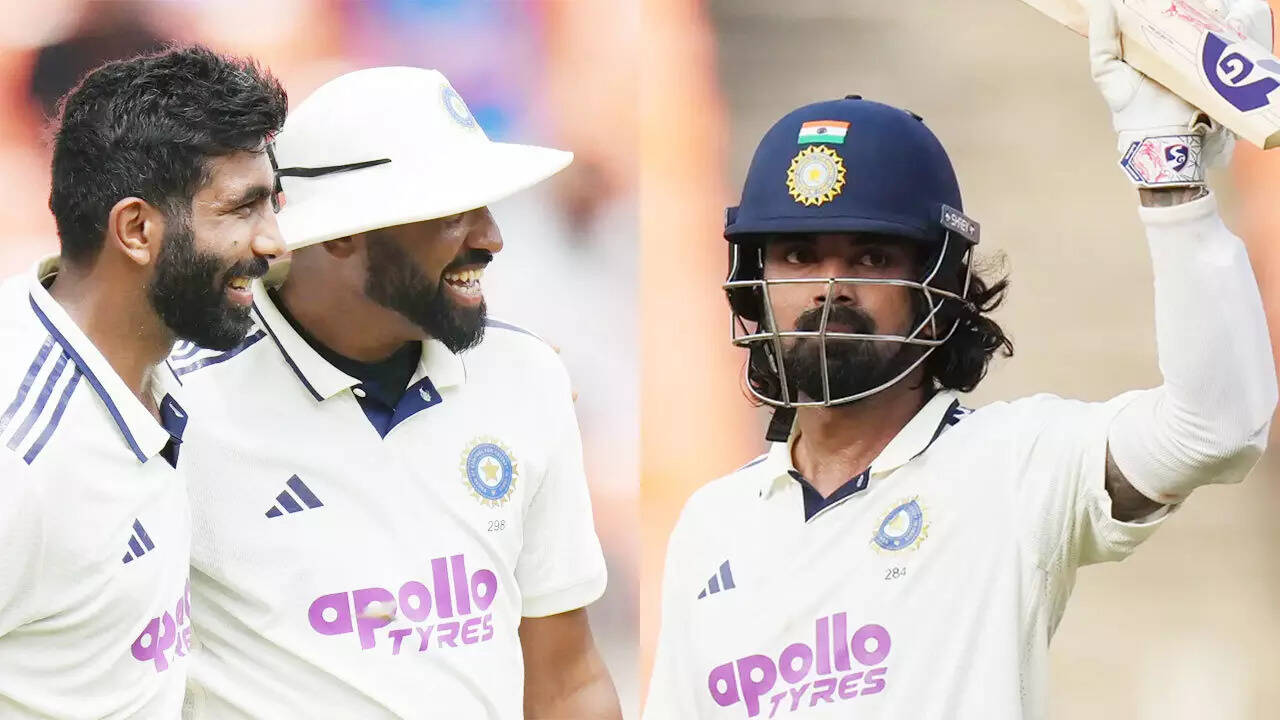 1st Test: Siraj, Bumrah rip through West Indies; KL Rahul slams fifty