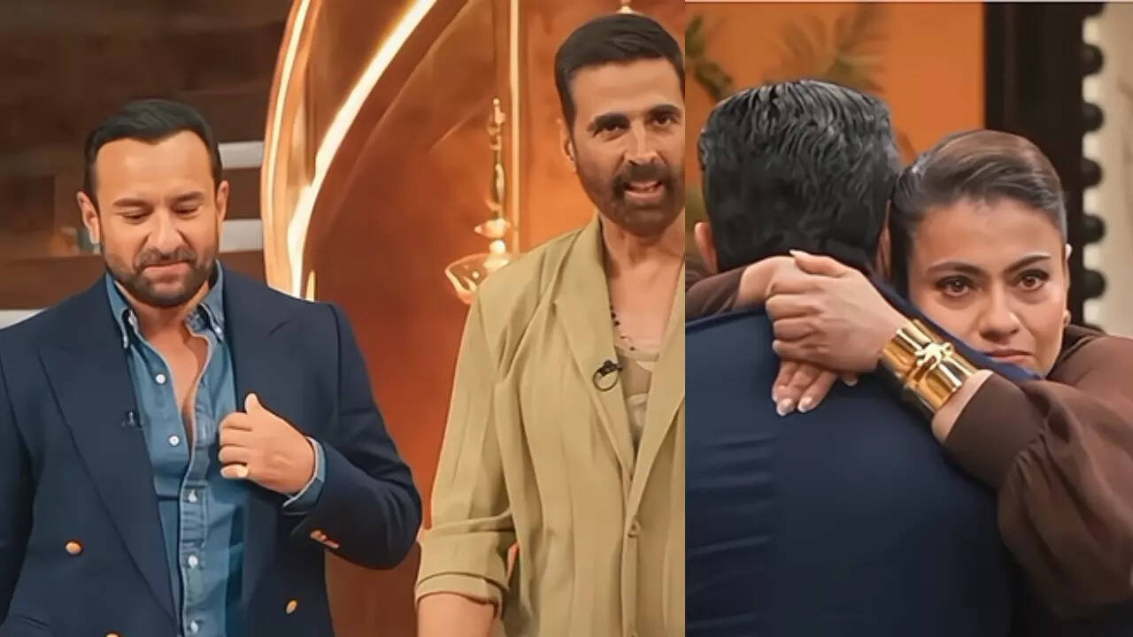 Kajol gets emotional, hugs Saif as he talks about stabbing incident